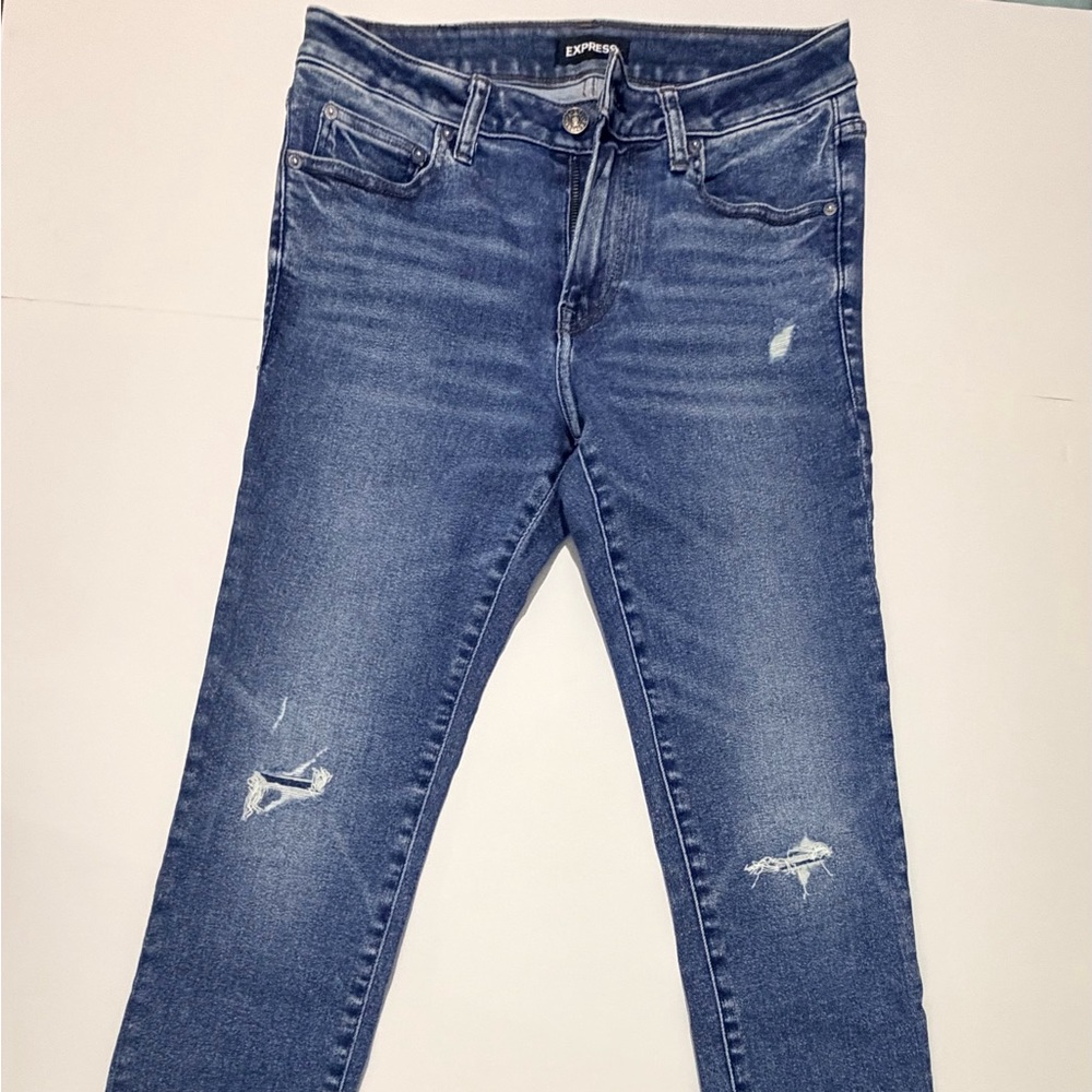 Express Men's Skinny Jeans - Blue